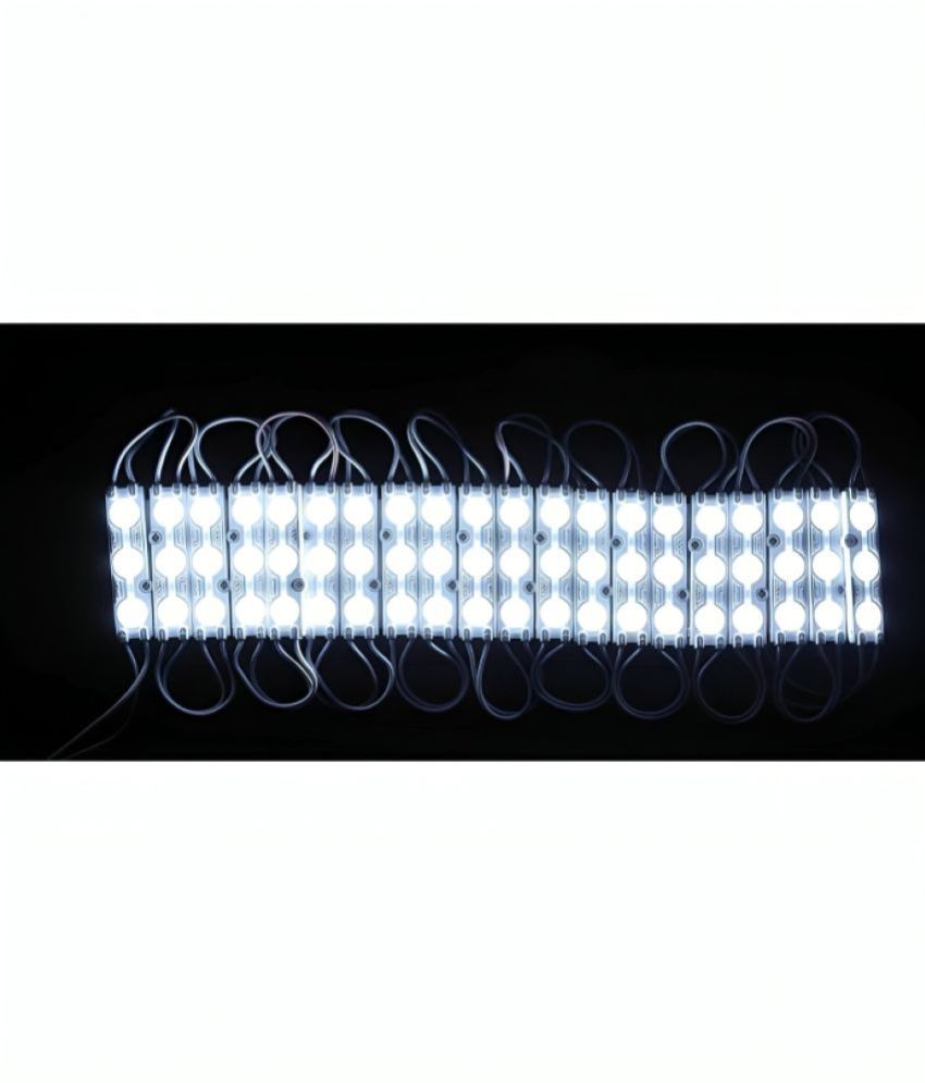 Set of 20 waterproof Charkee White 3 LED night lights strips, 12V, ideal for indoor and outdoor lighting applications