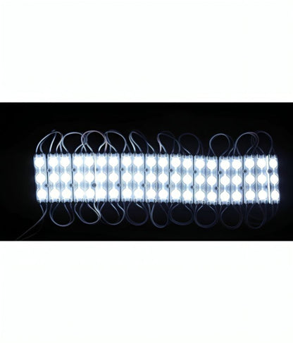 Set of 20 waterproof Charkee White 3 LED night lights strips, 12V, ideal for indoor and outdoor lighting applications