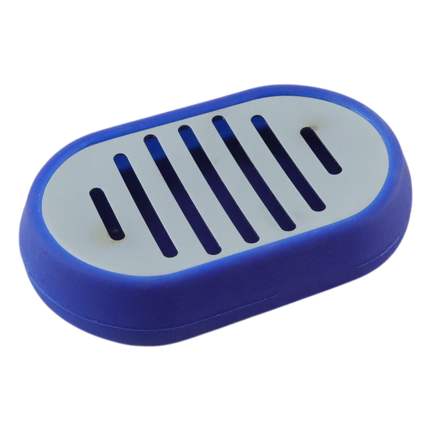 Wukusy plastic soap holder tray with drain slots, designed for bathroom use, featuring a durable, slotted design for soap drainage.