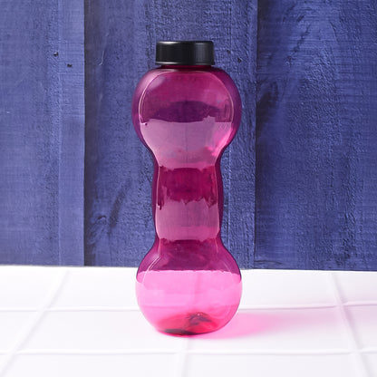 Wukusy plastic water dumbbells bottle for home workouts, featuring two durable water-filled dumbbells in a bright design