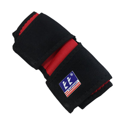 Wukusy orthopedic elbow supporter for daily use, shown wrapped around an elbow for support and compression.