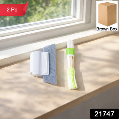 Wukusy multipurpose window and surface cleaning tool set with two versatile tools for cleaning glass, surfaces, and windows.