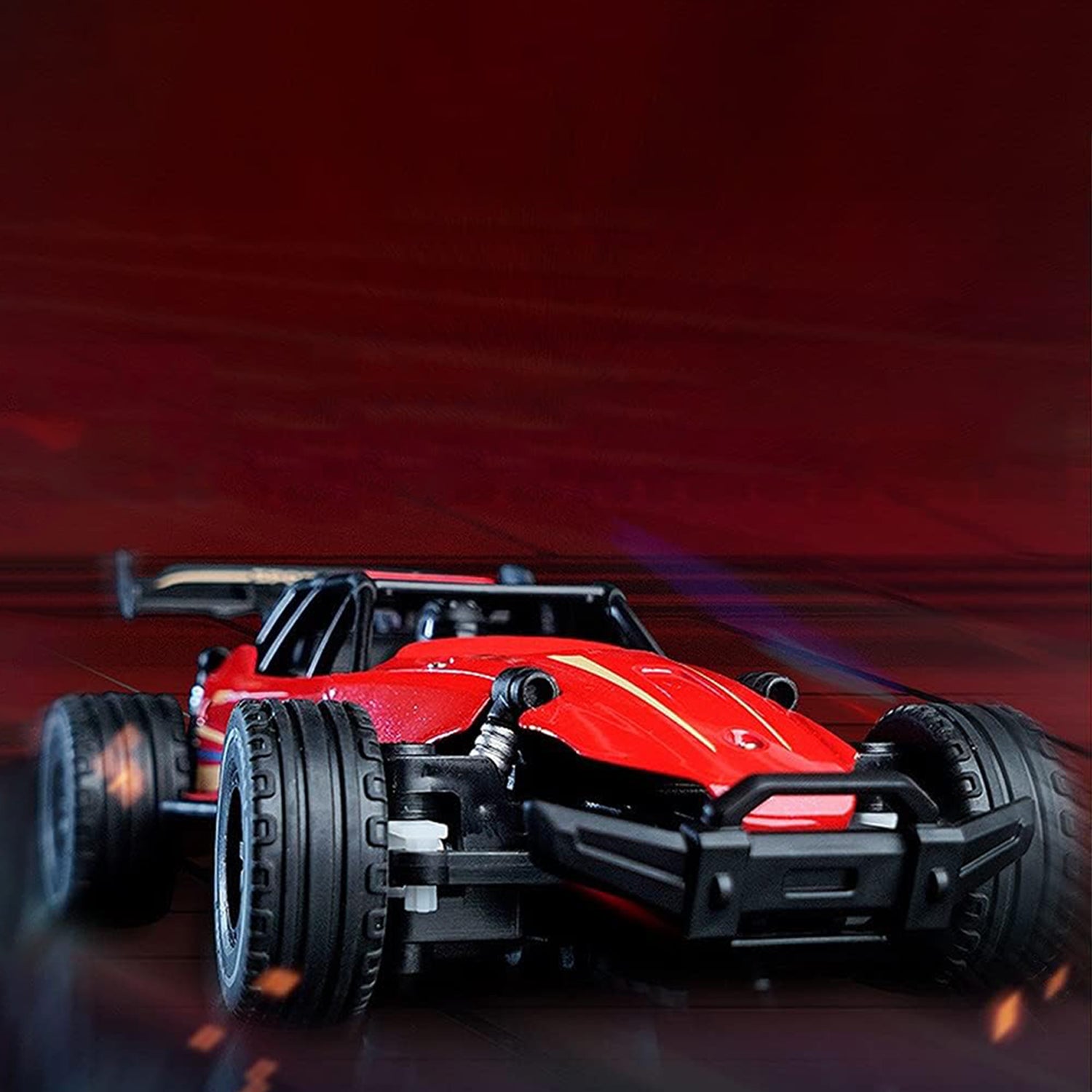 Wukusy high-speed remote control racing car set with sleek design and vibrant colors, ready for fast-paced racing fun.