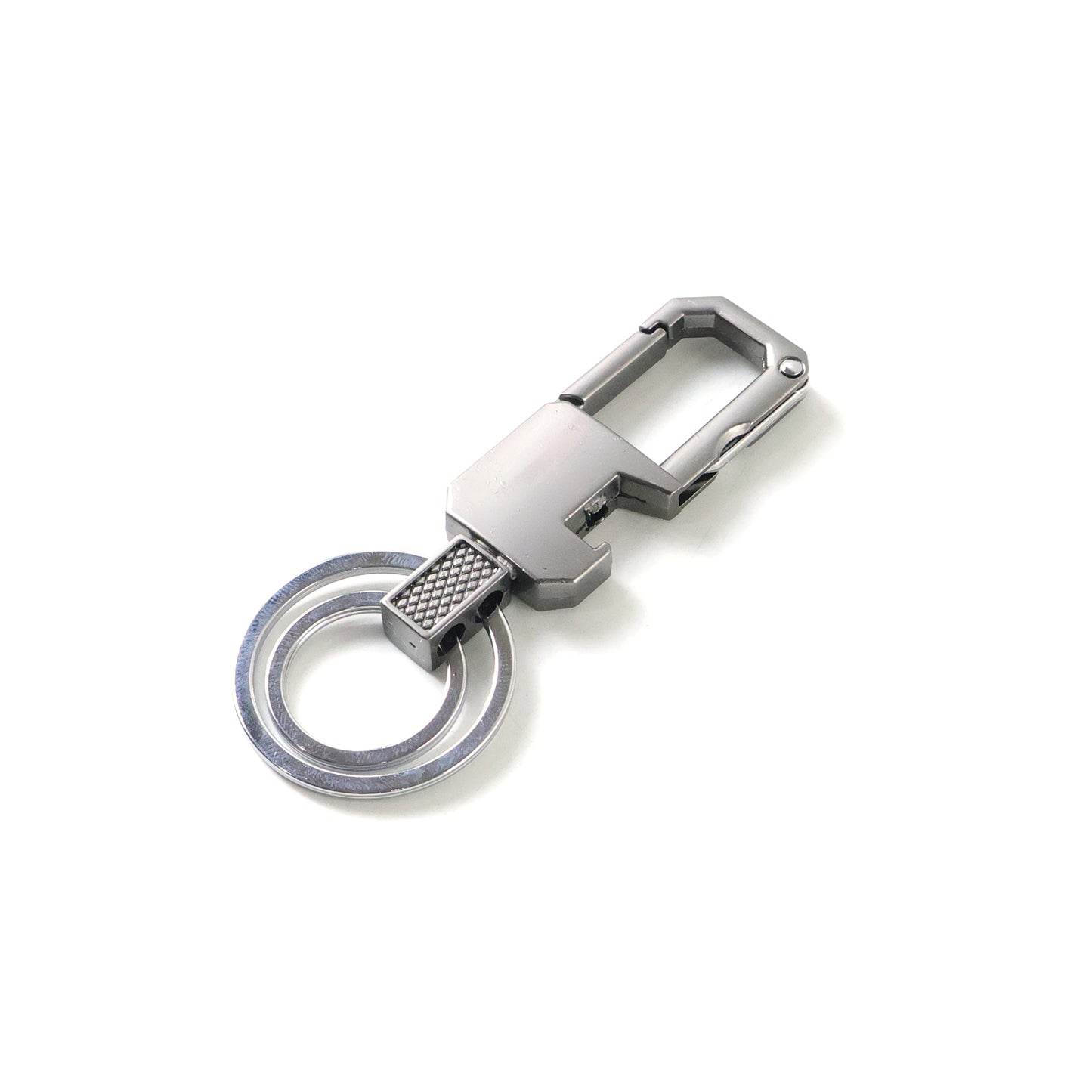 Wukusy premium metal key holder with secure keychain, featuring a sleek, durable design for organizing keys efficiently.