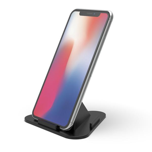 Wukusy Pyramid Mobile Stand with three inclined angles, adjustable mobile accessory holder for hands-free viewing.