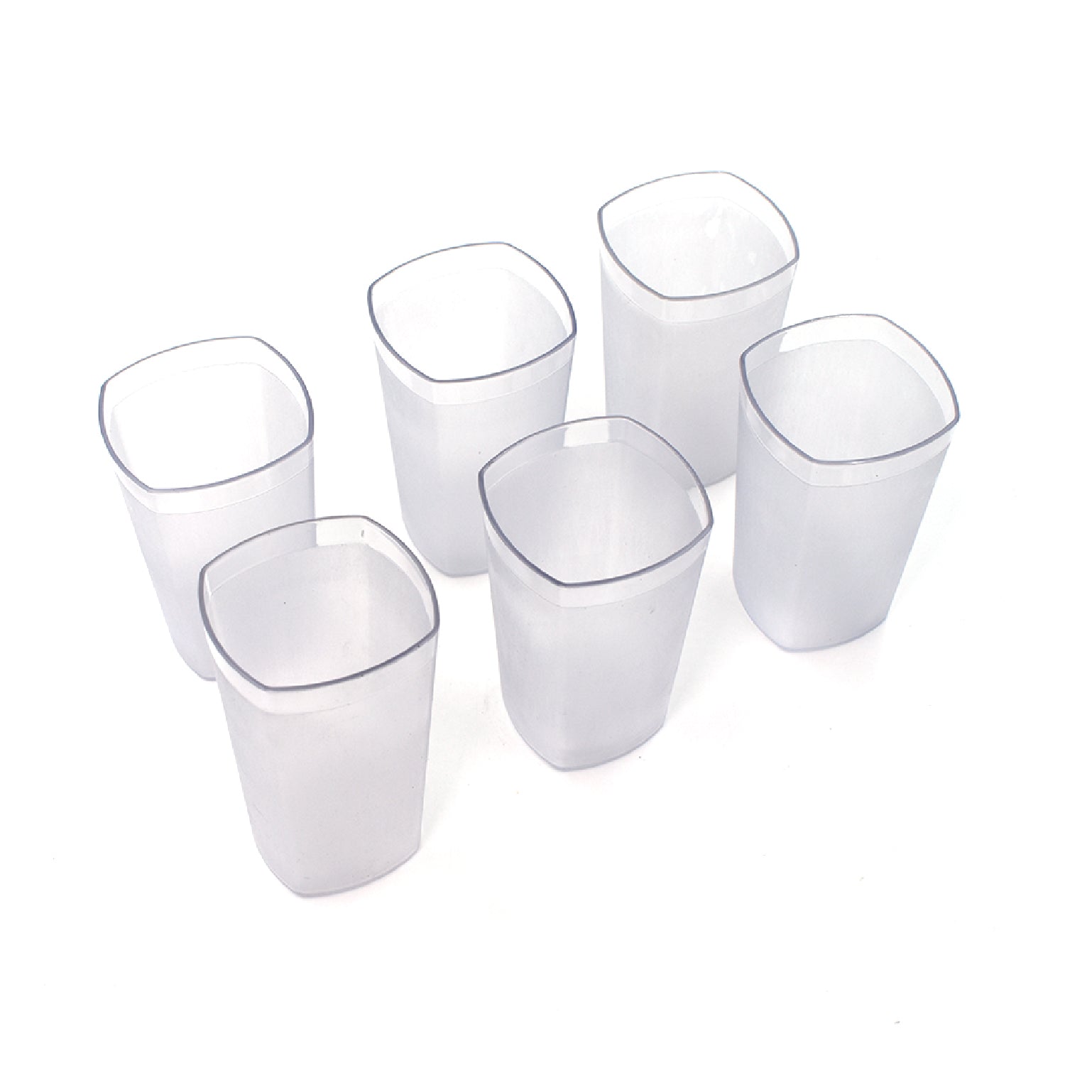 Set of six Wukusy Ganesh Decent Glasses, 350ml each, with intricate Ganesh designs, perfect for elegant beverage serving.