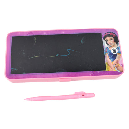 Wukusy LED drawing pen case for home improvement, compact black storage case with LED light for organizing pens and tools.