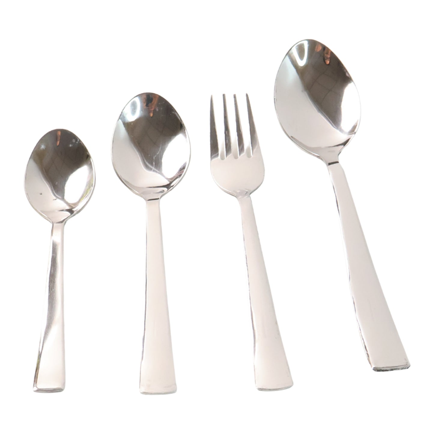 Wukusy Apex Premium Stainless Steel Cutlery 16-piece set with forks, knives, spoons, and teaspoons for home and kitchen use