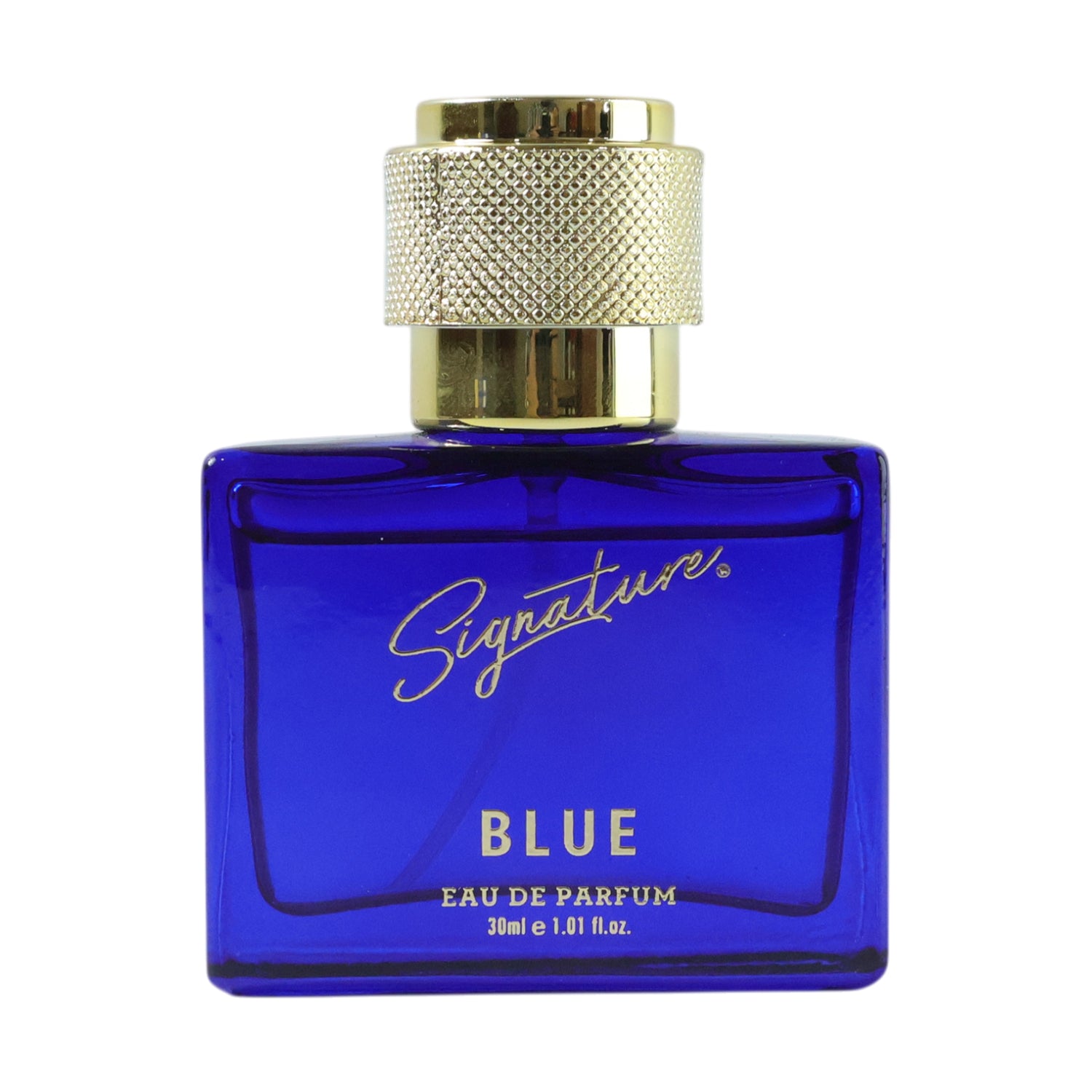Wukusy Signature Premium Blue Eau De Perfume 30ml bottle with elegant packaging and sleek design.