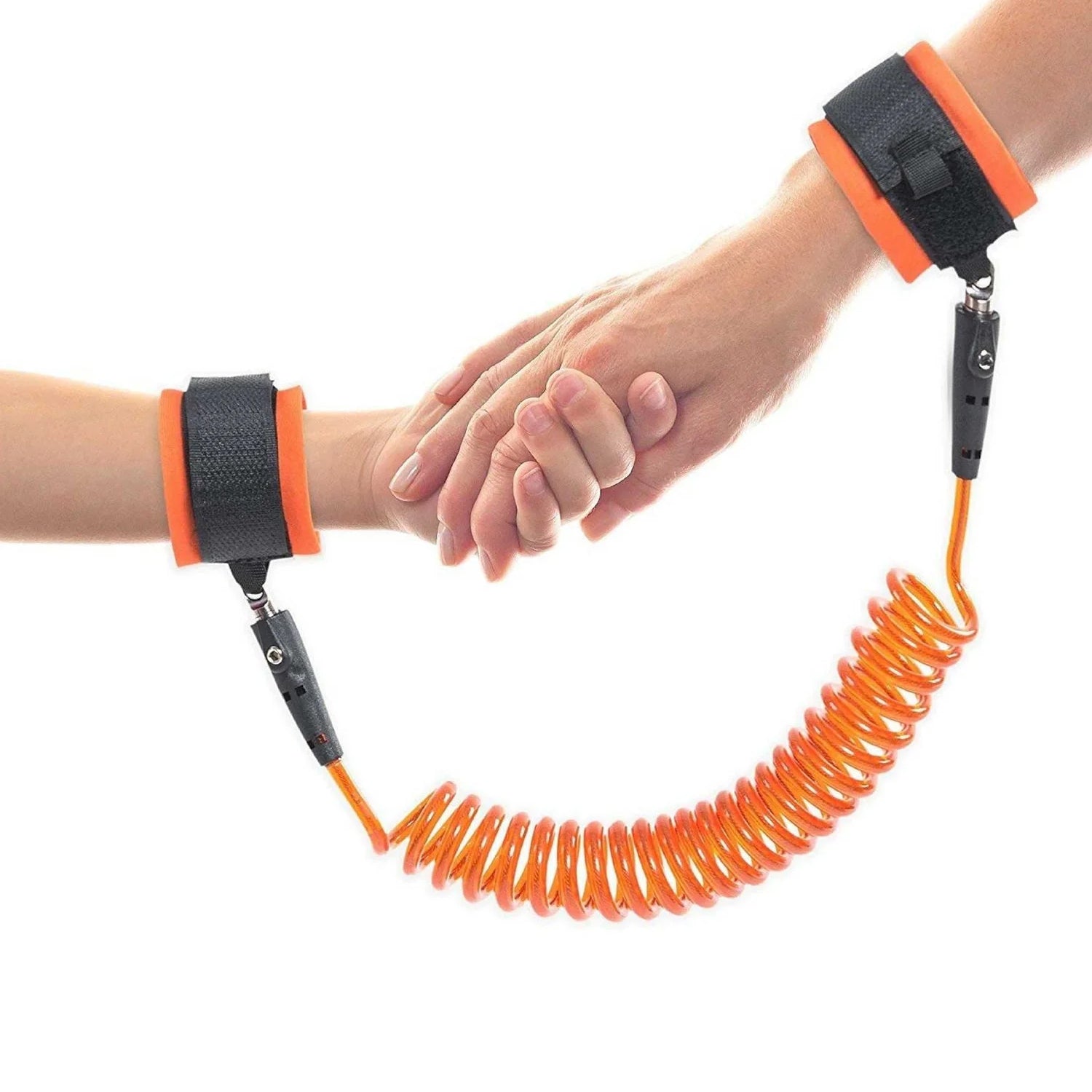 Wukusy baby safety rope and wrist bracelet with long harness strap for toddlers, child walking hand belt, adjustable and comfortable.
