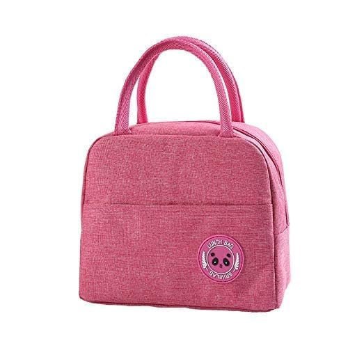 Insulated lunch bag for office and kids by Drpshippr, featuring colorful design and carry handle, ideal for travel and school.