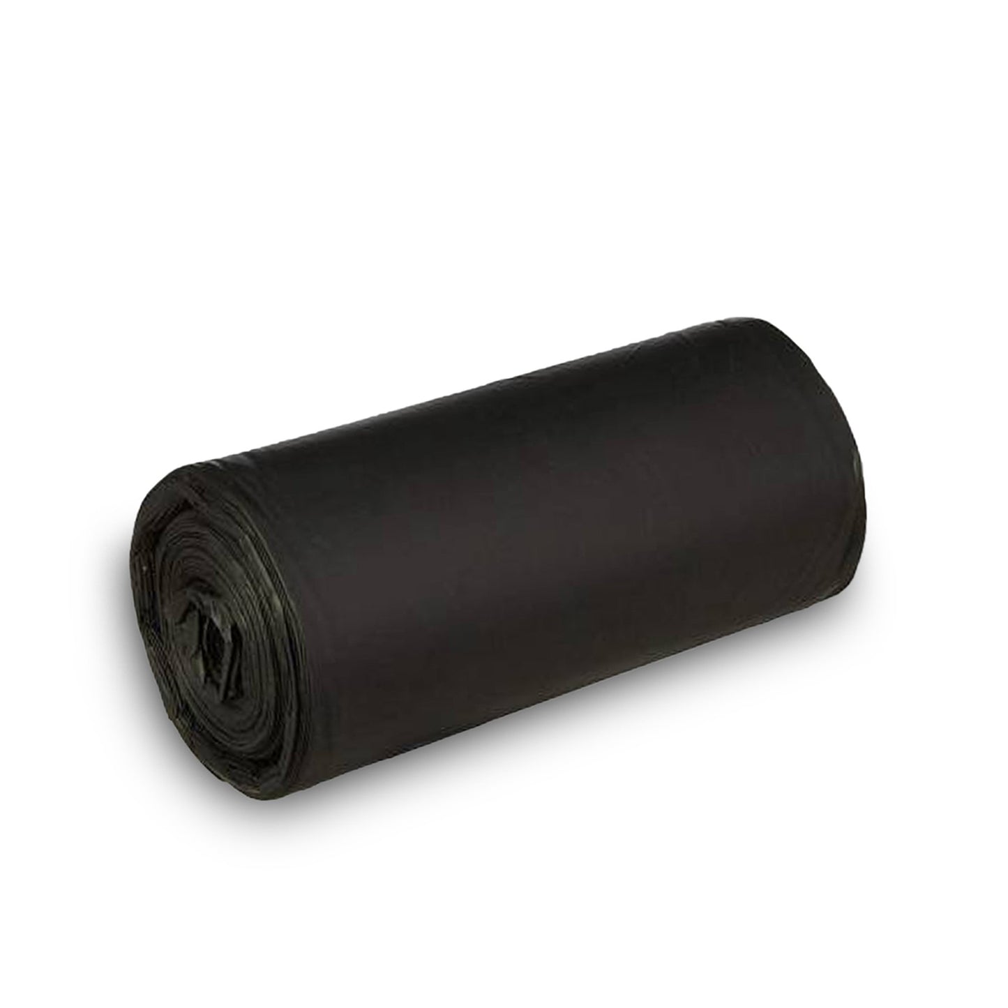 Black medium-sized garbage bags by Wukusy, 24x32 inches, durable waste disposal bags for household use.