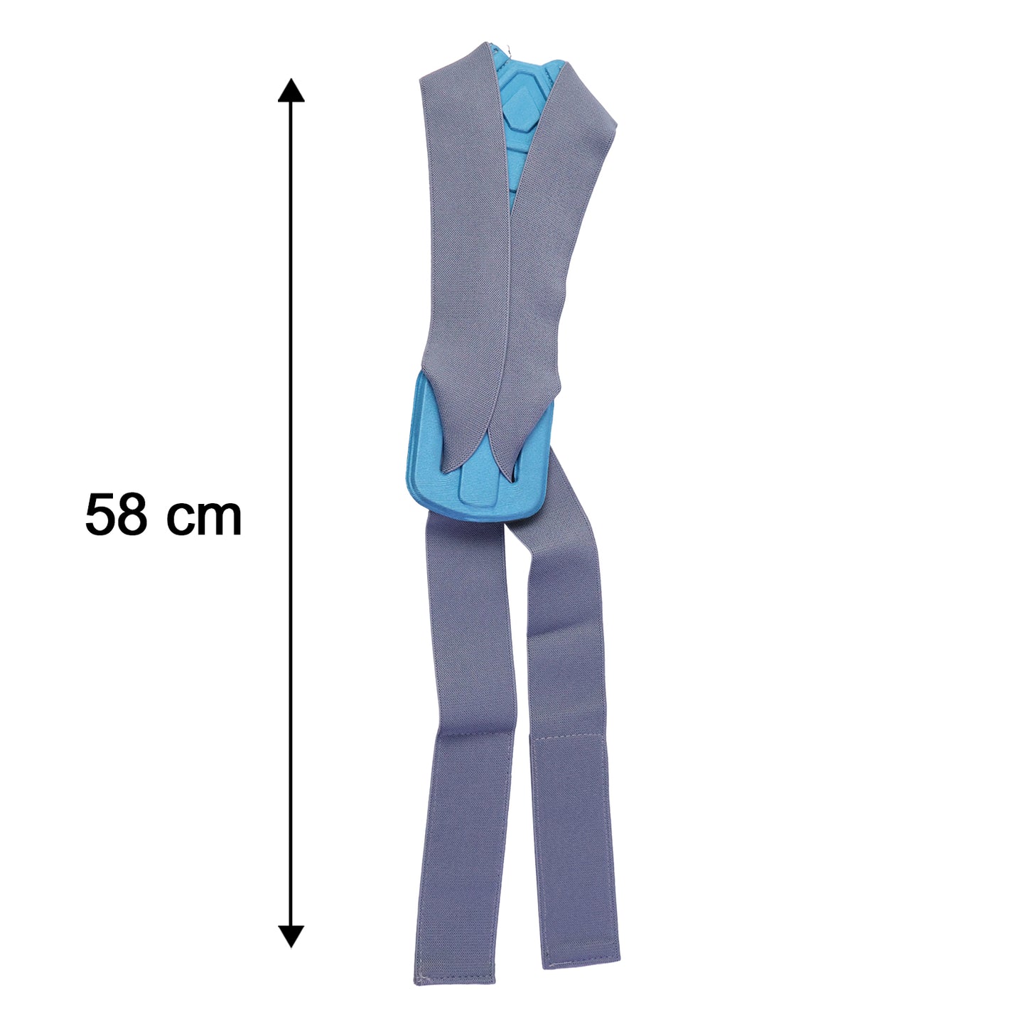 Wukusy adjustable back posture corrector support belt worn around shoulders and back for improved posture and spinal alignment.