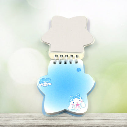 Wukusy Cartoom Diary with colorful cartoon pages, compact pocket-sized travel notebook for personal journaling and home improvement.
