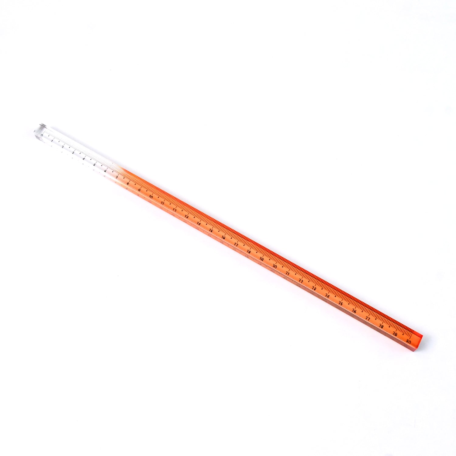 Set of colorful acrylic rulers, 30 cm long, by Wukusy, ideal for home improvement and measuring tasks.