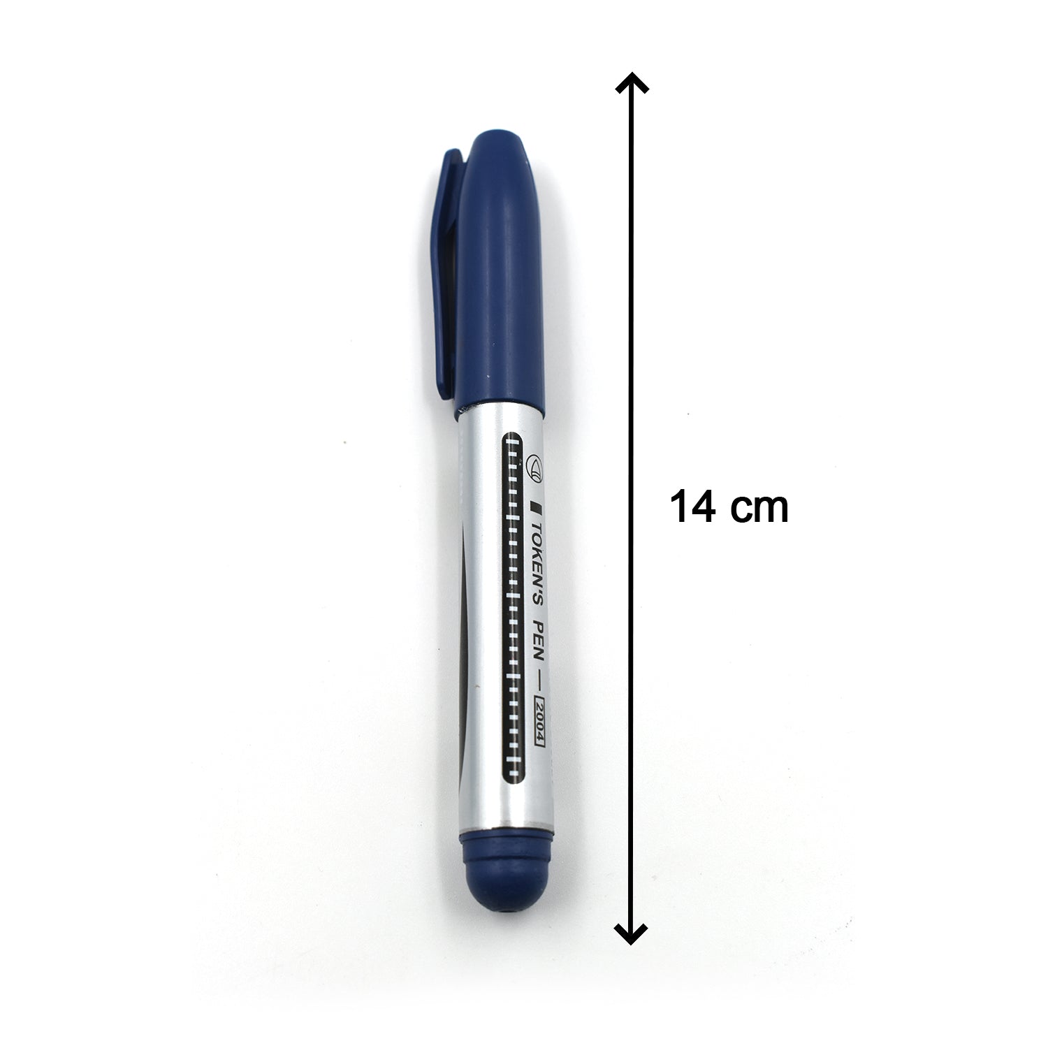 Wukusy 10-piece blue marker and pen set for whiteboards, ideal for classroom studies and teaching in schools and institutes.