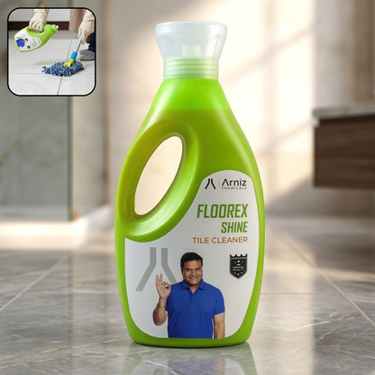 Wukusy tile cleaner liquid for marble and floor surfaces, 1-liter bottle with a spray nozzle, suitable for deep cleaning tiles and floors.