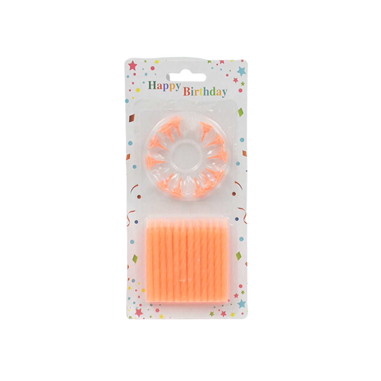 Set of 24 Wukusy birthday party candles for home decor, featuring colorful, decorative candles perfect for celebrations.