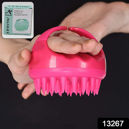 Wukusy scalp massager head massager comb with ergonomic handle, designed for relaxing scalp and hair stimulation.