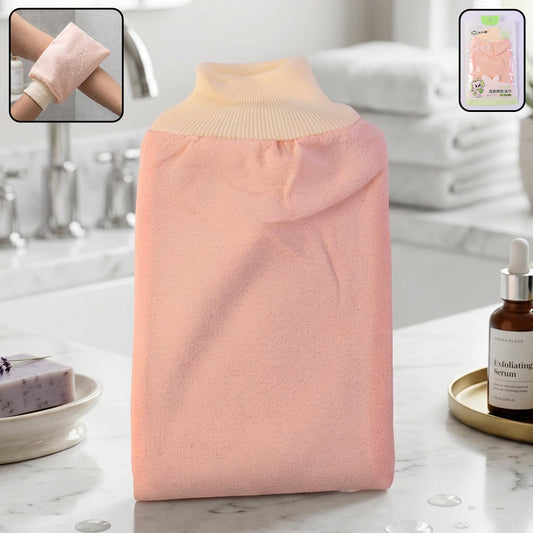 Soft Exfoliating Bath Scrub Glove Body Scrubber Shower Mitt For Skin (1 Pc)