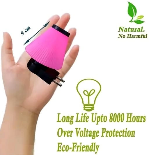 Multicolor Charkee 0.5W LED night light lamp with four bulbs, perfect for soft lighting and ambiance.