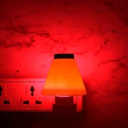 Multicolor Charkee 0.5W 4-piece LED night light bulbs, compact and energy-efficient lighting for nighttime illumination.