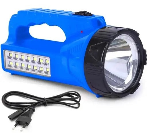 8354 Charkee 30W long-range rechargeable waterproof LED torch light, compact emergency light with bright illumination.