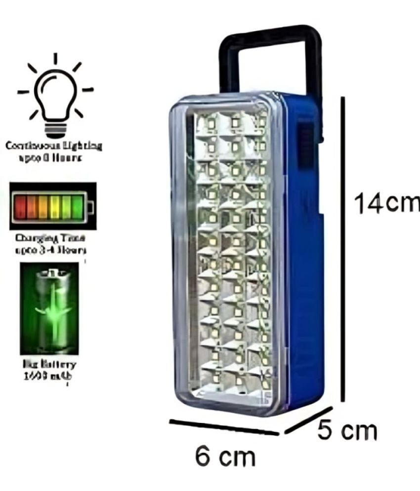 Charkee 9W 36-LED emergency lantern with rechargeable battery, white portable emergency light for power outages and safety.