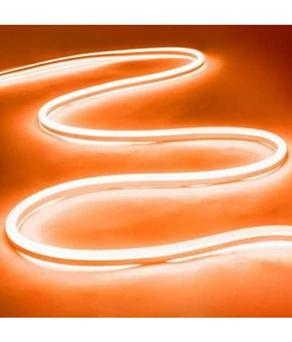 Orange Charkee Bluetooth speaker night light with remote, combines a music bulb and night light in a modern design.