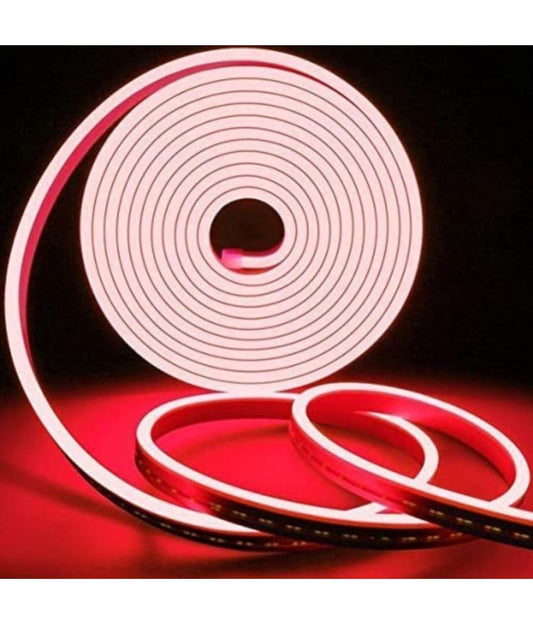 8354 Charkee Red Rope Light, 5-meter waterproof silicone night light, flexible indoor and outdoor decorative festival lighting.