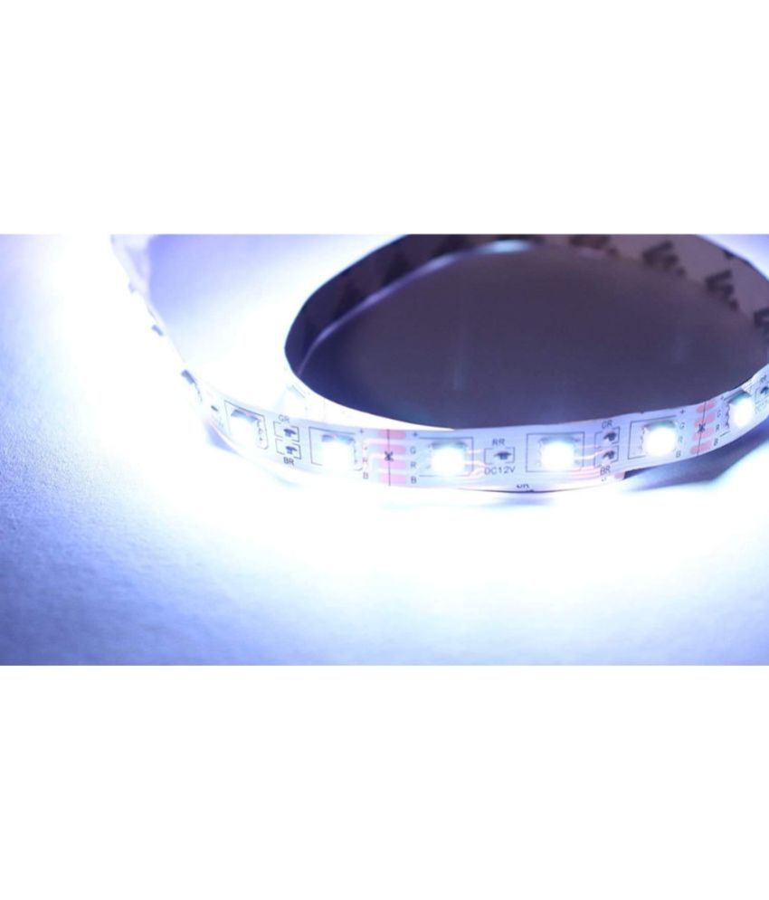 White Charkee Steady Strip Rice Night Lights by 8354, showing a flexible, glowing light strip for ambient nighttime illumination.