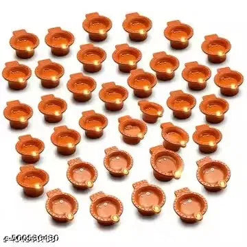 Set of 42 floating LED water sensor diyas by 836, ideal for home decoration and festive lighting displays