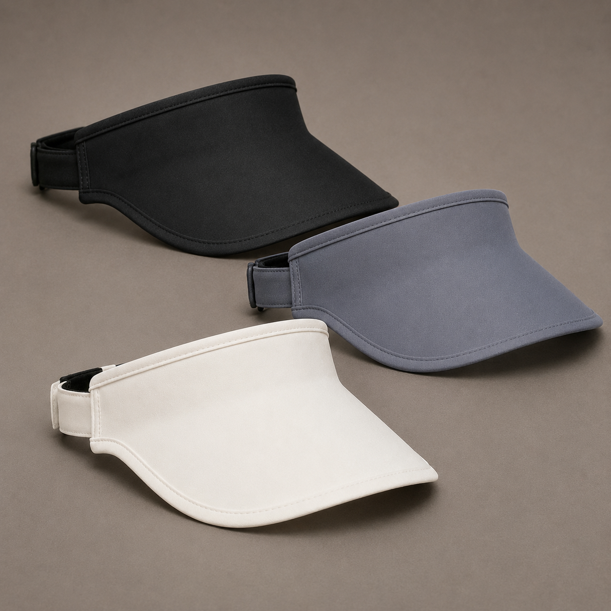 Wukusy women's adjustable wide brim sun visor cap for outdoor summer use, in a random color, with a breathable fabric design.