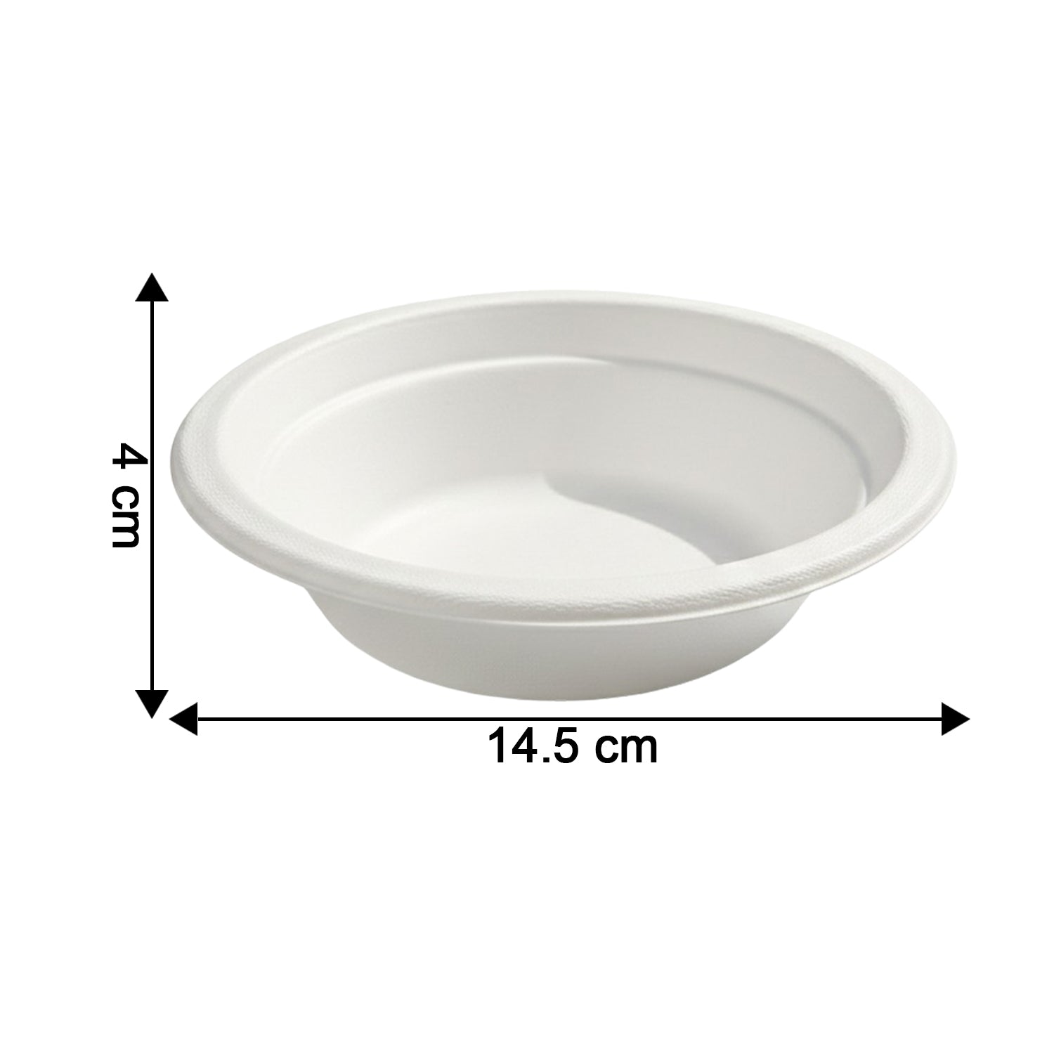 Wukusy Vegnar disposable food serving bowl set with 10 pieces, 360 ml capacity, made of clear plastic, suitable for snacks and salads.