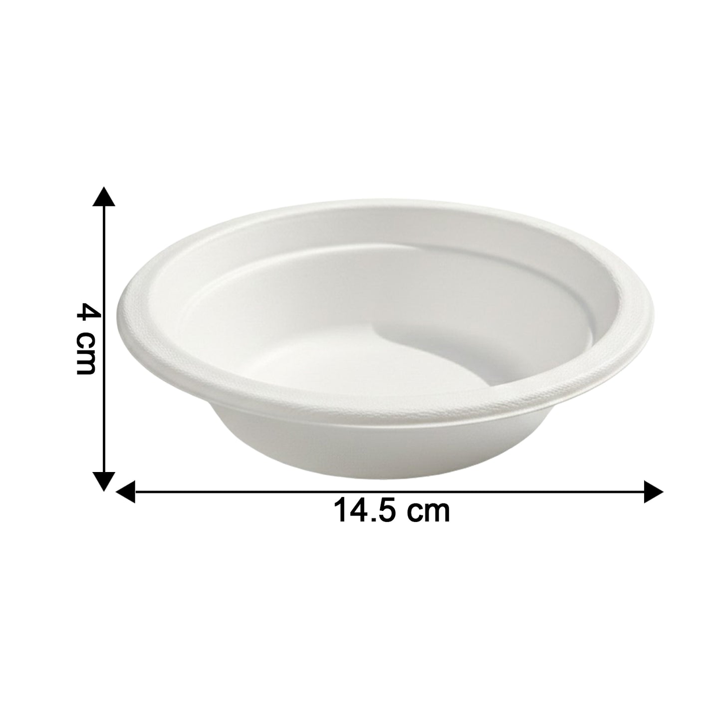Vegnar Disposable Food Serving Bowl Set Of 10 Pieces 360 Ml Capacity