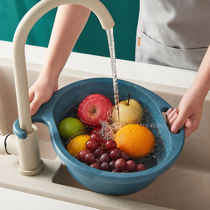Kitchen Sink Drain Basket Strainer Colander For Fruits  Vegetable Washing (1 Pc)