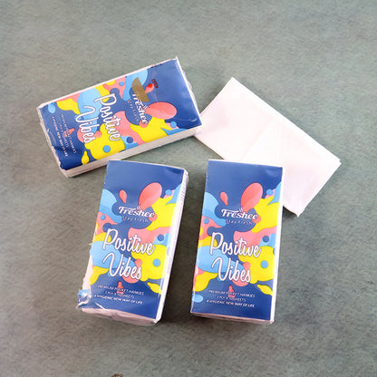 Wukusy 6-in-1 soft pocket tissue pack with 60 sheets, compact and portable for home improvement and personal use.