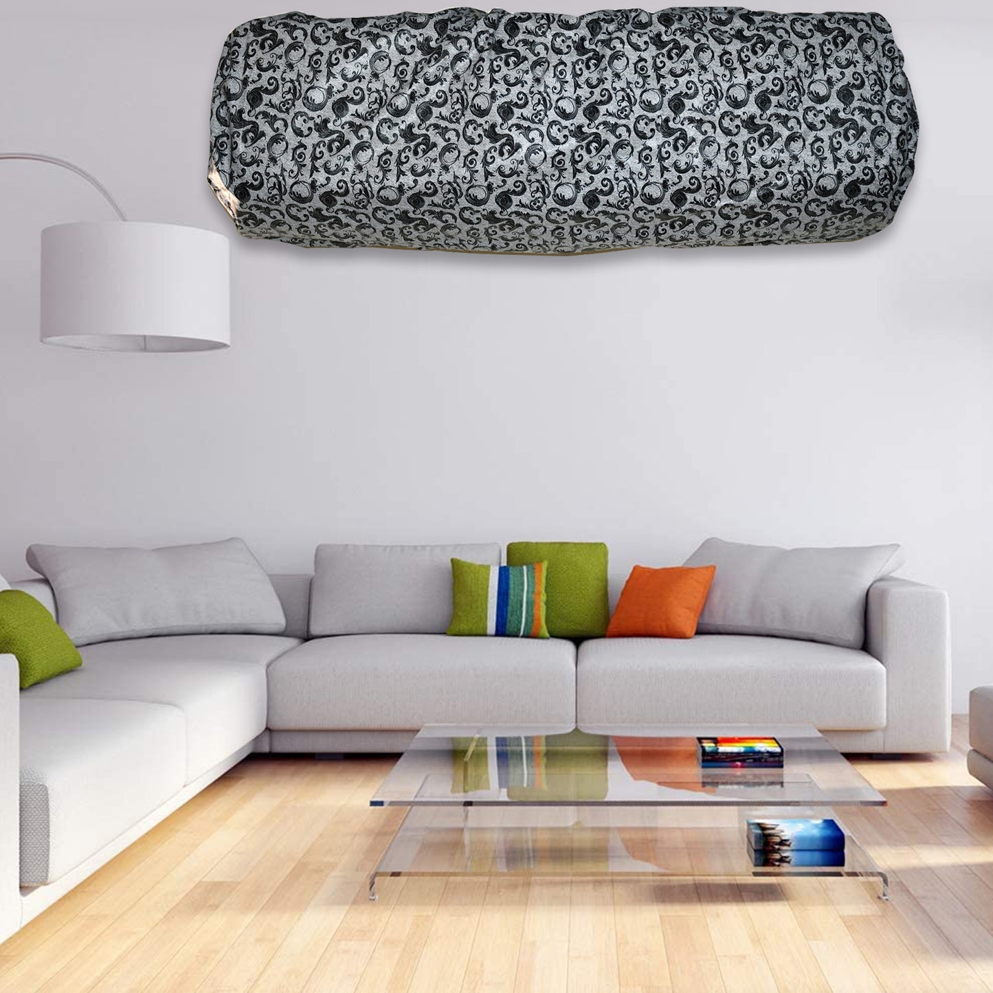 Wukusy 7207 stretchable ac cover protecting from dust, insects, and corrosion, winter-friendly for home improvement.