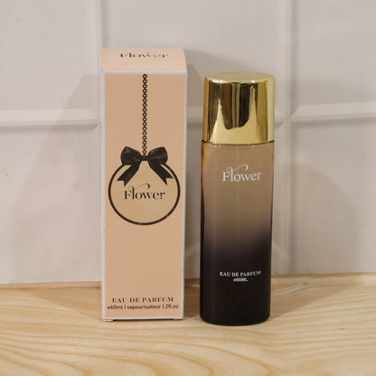 Wukusy Flower Eau De Parfum spray bottle, 60 ml, with floral fragrance design and elegant packaging.
