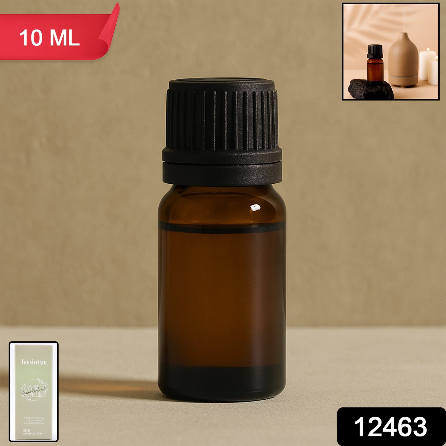 Wukusy premium aroma diffuser essential oil in a 10ml bottle, suitable for health and beauty aromatherapy use