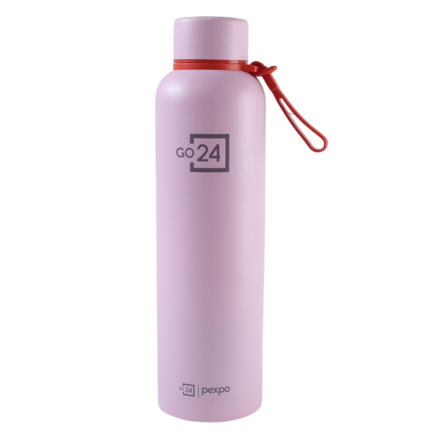 Wukusy Pexpo Bravo stainless steel water bottle, 1000ml, vacuum insulated for hot and cold drinks, with a sleek design