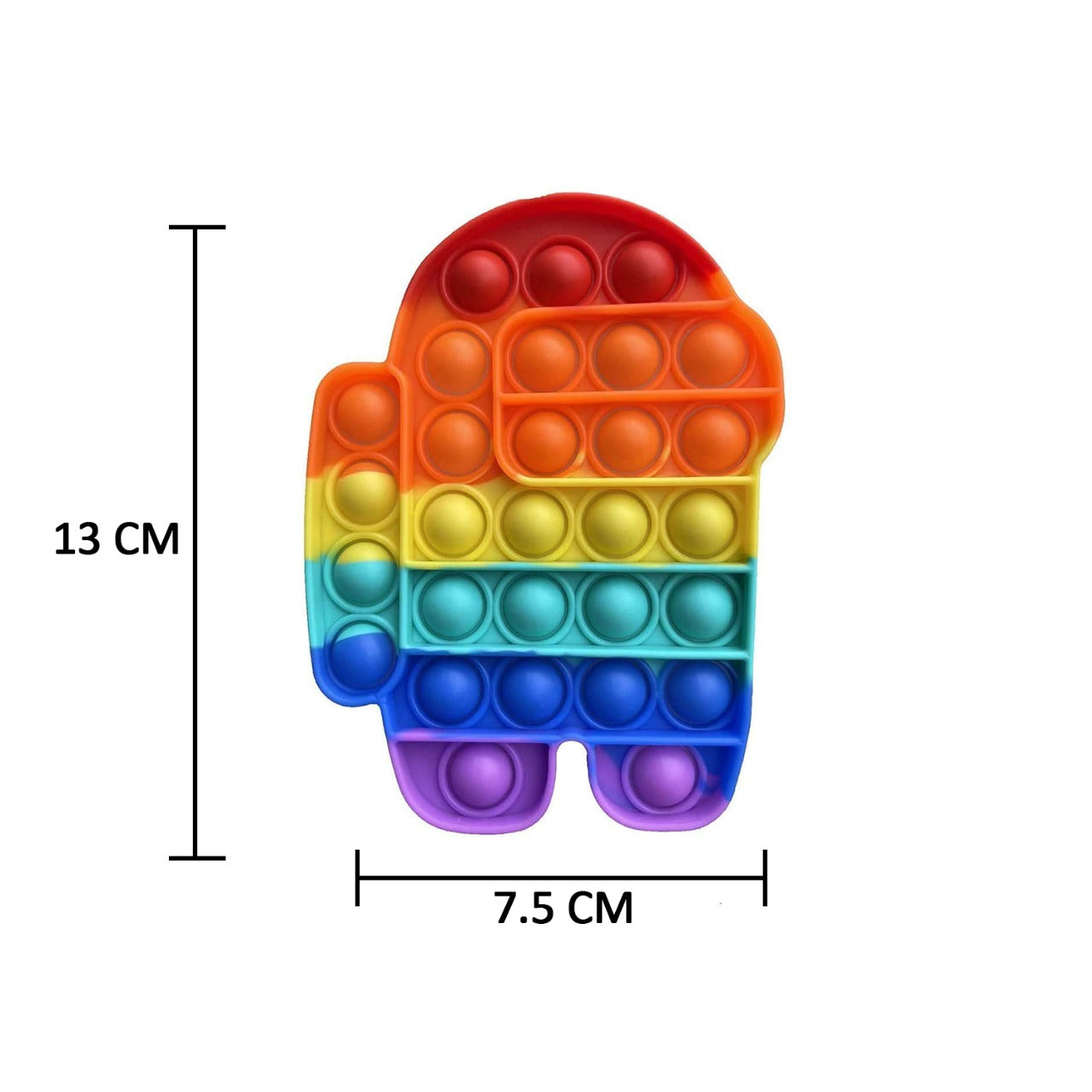 Wukusy Among Us fidget toy for kids and adults, featuring colorful character design, used for entertainment and stress relief.