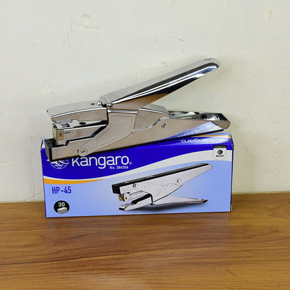 Wukusy Kangaro HP-45 heavy-duty plier stapler with metal body for secure stapling and durable construction.