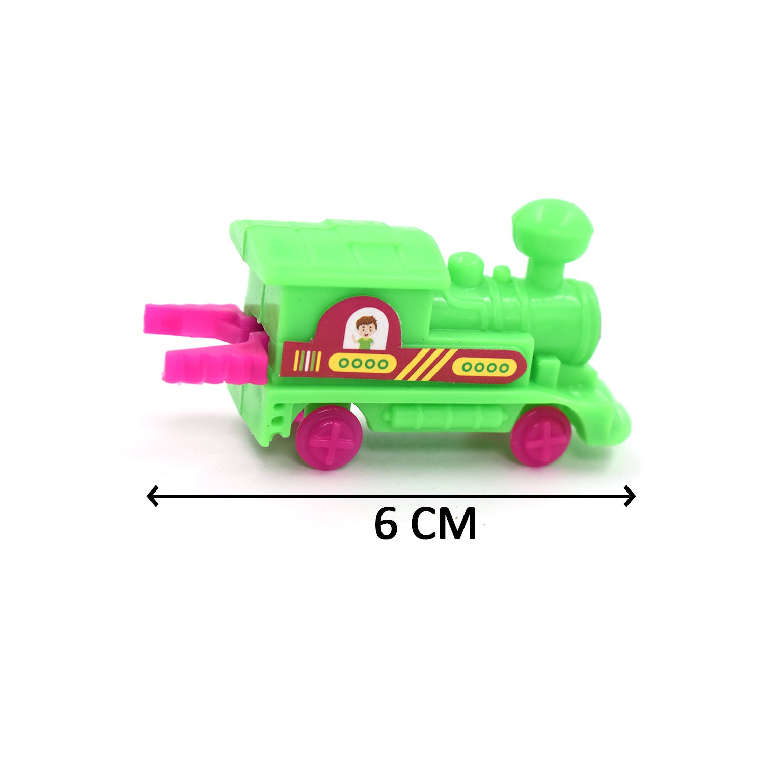 Wukusy 4418 30-piece pull-along train toy set with friction power and push-and-go crawling vehicles for babies and toddlers.