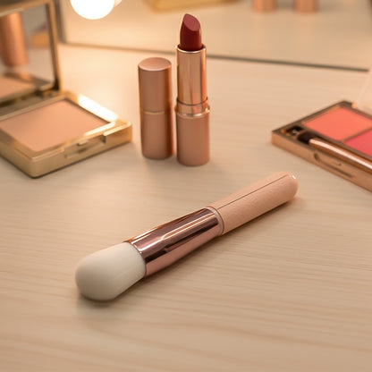 Wukusy premium soft makeup brush for face and eyes, featuring a sleek handle and dense bristles for flawless application.
