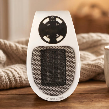 Wukusy portable electric plug-in room heater with digital controls and compact design for efficient heating.