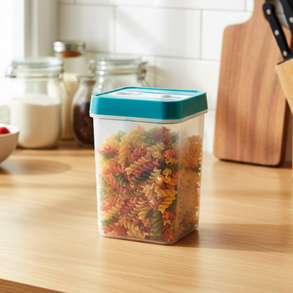 Wukusy plastic smart seal food storage container holding 1200ml of food with a secure lid, ideal for kitchen organization and freshness.
