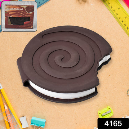 Wukusy round chocolate-scented diary notebook with blank pages for writing practice, featuring a chocolate-themed cover design.