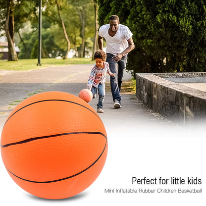 Wukusy mini bouncy basketball toy for sports play, small size, colorful rubber ball ideal for indoor and outdoor fun.