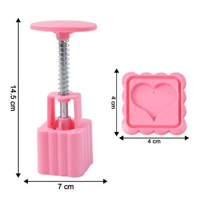 Wukusy multipurpose cookie and biscuit stamp mold set with press handle, metal and plastic tools for baking decoration and shaping.